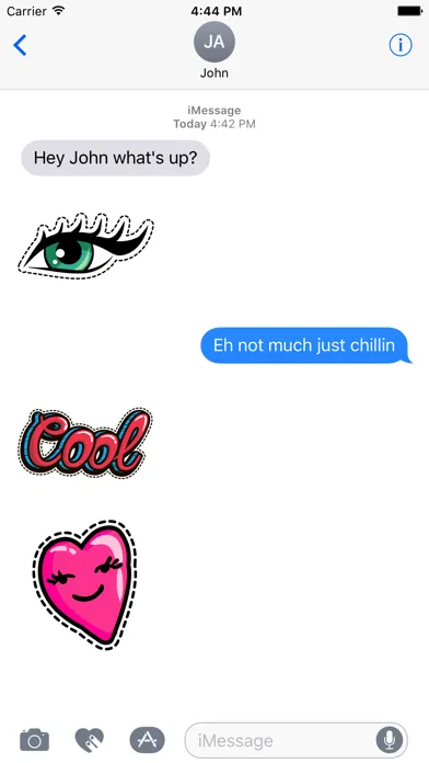 Dashed Fashion Stickers سکرین شاٹس