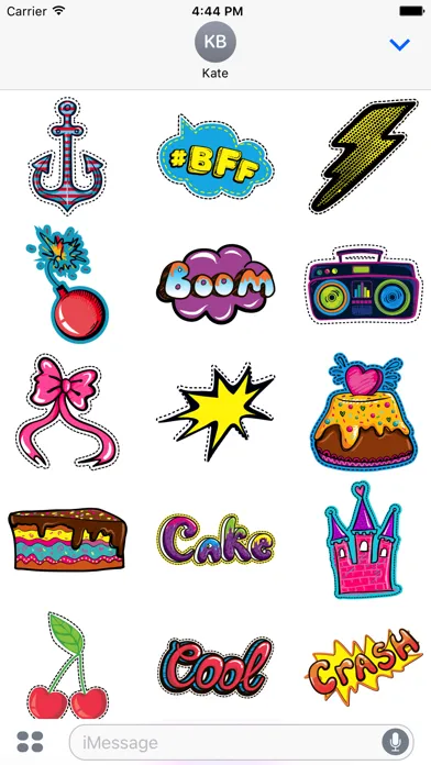 Dashed Fashion Stickers سکرین شاٹس