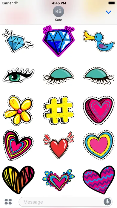 Dashed Fashion Stickers سکرین شاٹس