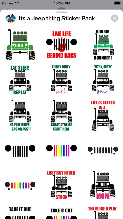 Скриншоты Its a Jeep Thing Sticker Pack