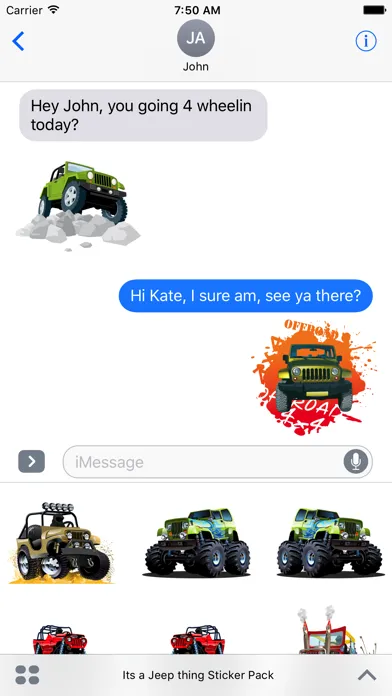 Скриншоты Its a Jeep Thing Sticker Pack