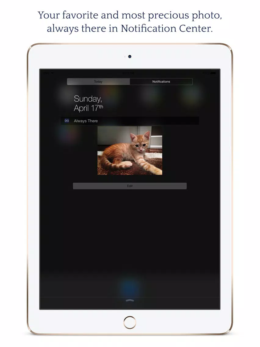 Screenshot di Always There - Your most precious photo in a Notification Center widget iPad 