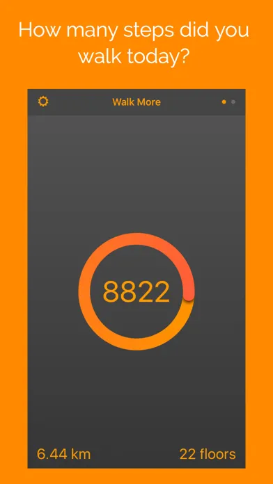 Walk More: activity pedometer应用截图
