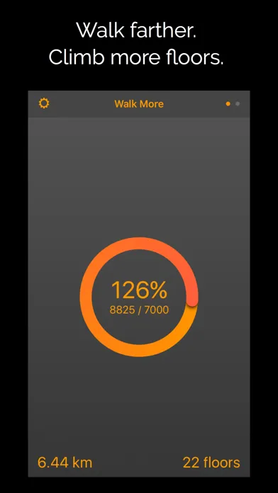 Walk More: activity pedometer应用截图