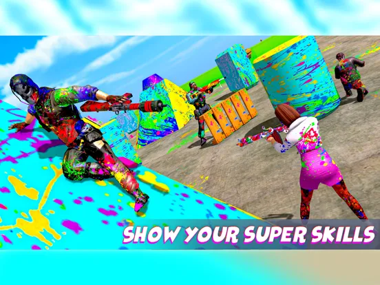 Capturas de tela do Paintball Shooting 3D Games iPad 