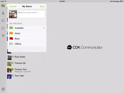 Tangkapan skrin CDK Communicator for iPad iPad 