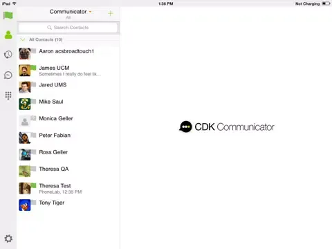 Tangkapan skrin CDK Communicator for iPad iPad 