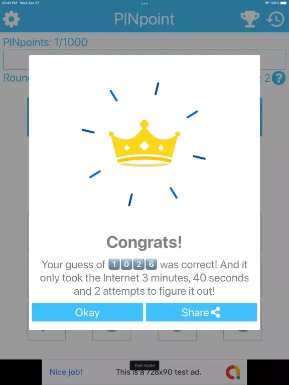 Captures d'écran de PINPoint: Global Guessing Game iPad 