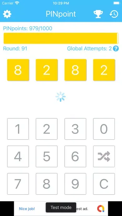 Captures d'écran de PINPoint: Global Guessing Game