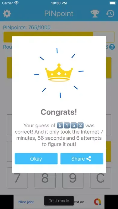 Captures d'écran de PINPoint: Global Guessing Game