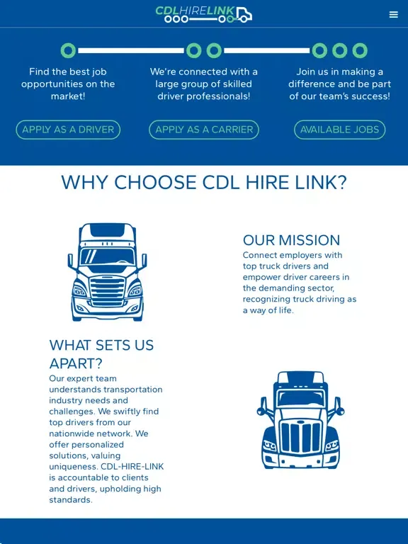Capturas de pantalla de CDL HIRE LINK iPad 