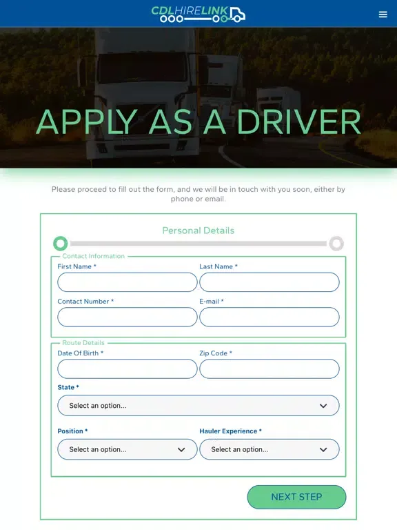Capturas de pantalla de CDL HIRE LINK iPad 