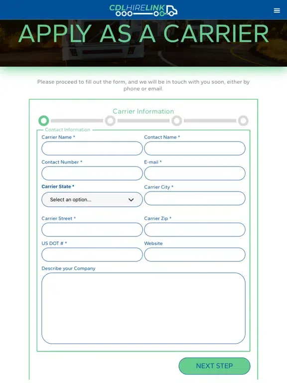 Capturas de pantalla de CDL HIRE LINK iPad 