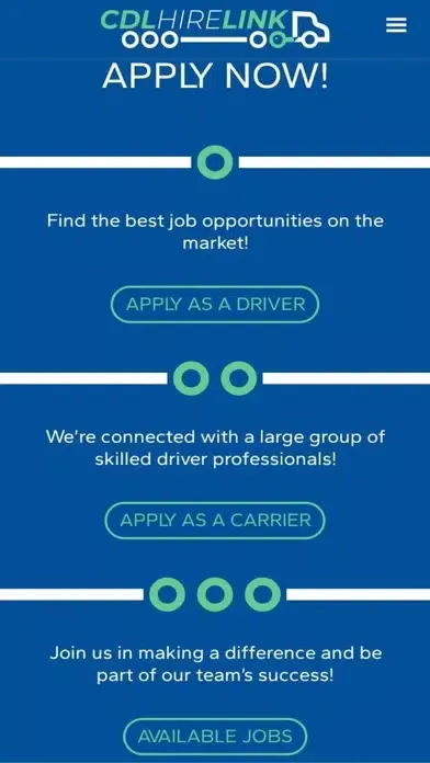 Capturas de pantalla de CDL HIRE LINK