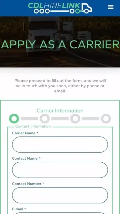 Capturas de pantalla de CDL HIRE LINK