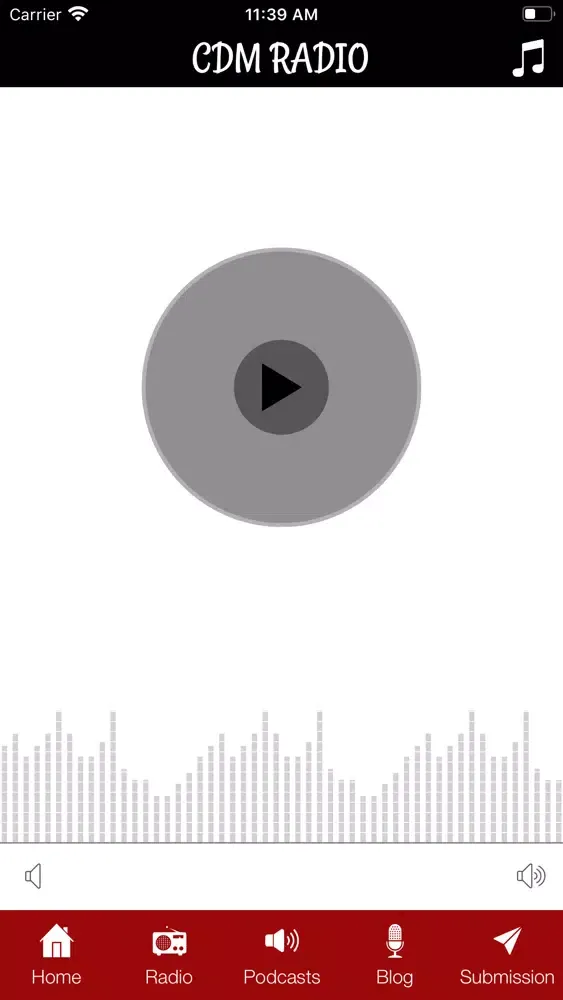 Zrzuty ekranu CDM RADIO