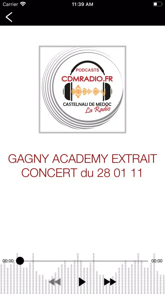 Zrzuty ekranu CDM RADIO