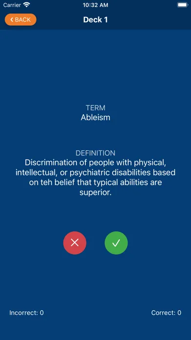 CDMS Glossary App スクリーンショット