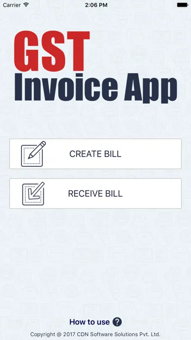GST Invoice App Ekran Görüntüleri
