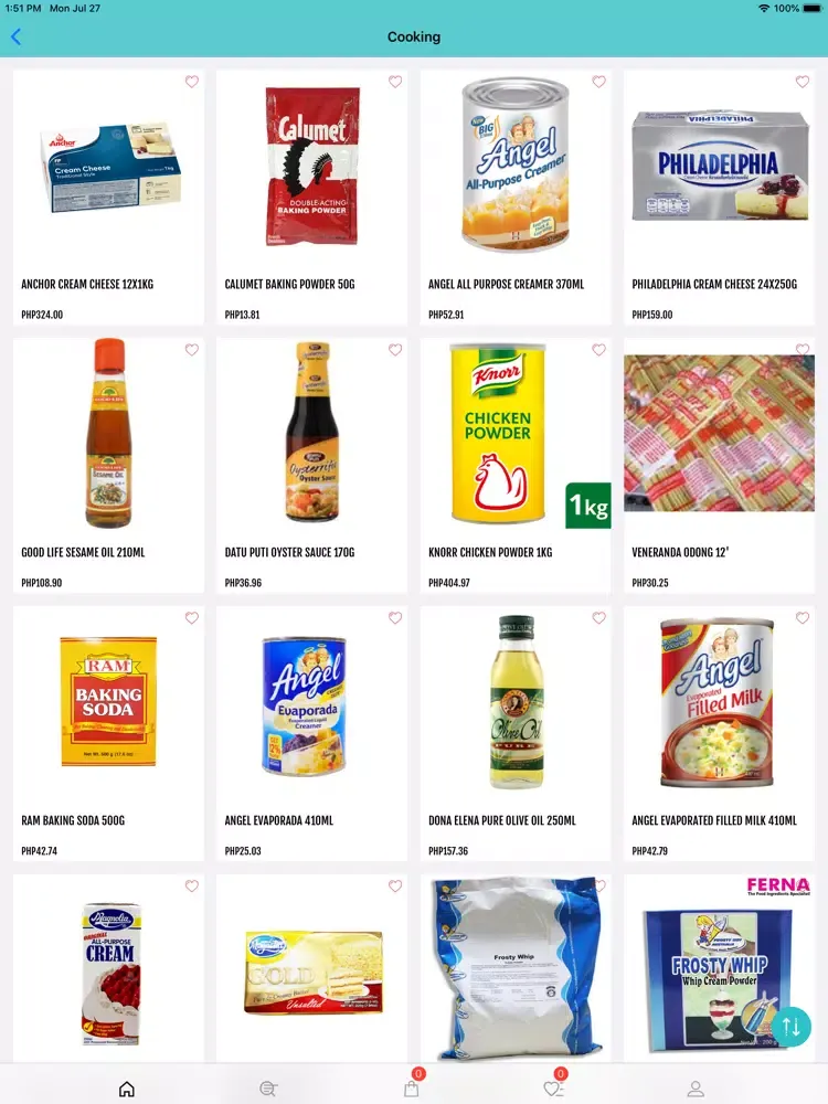 Capturas de tela do CDO Online Mart iPad 