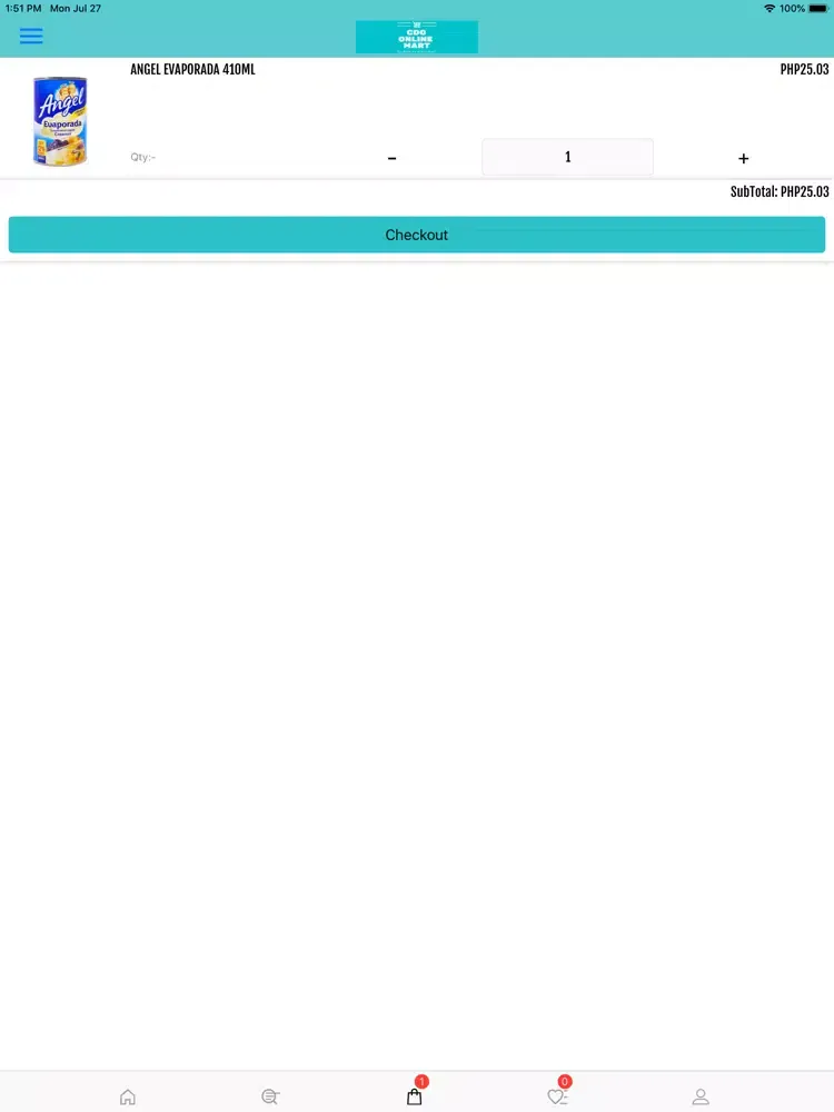 Capturas de tela do CDO Online Mart iPad 
