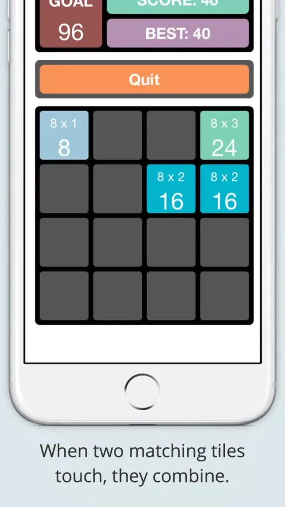 Multiply 2048 Style - A fun math game for children to learn multiplication and times tables應用截圖