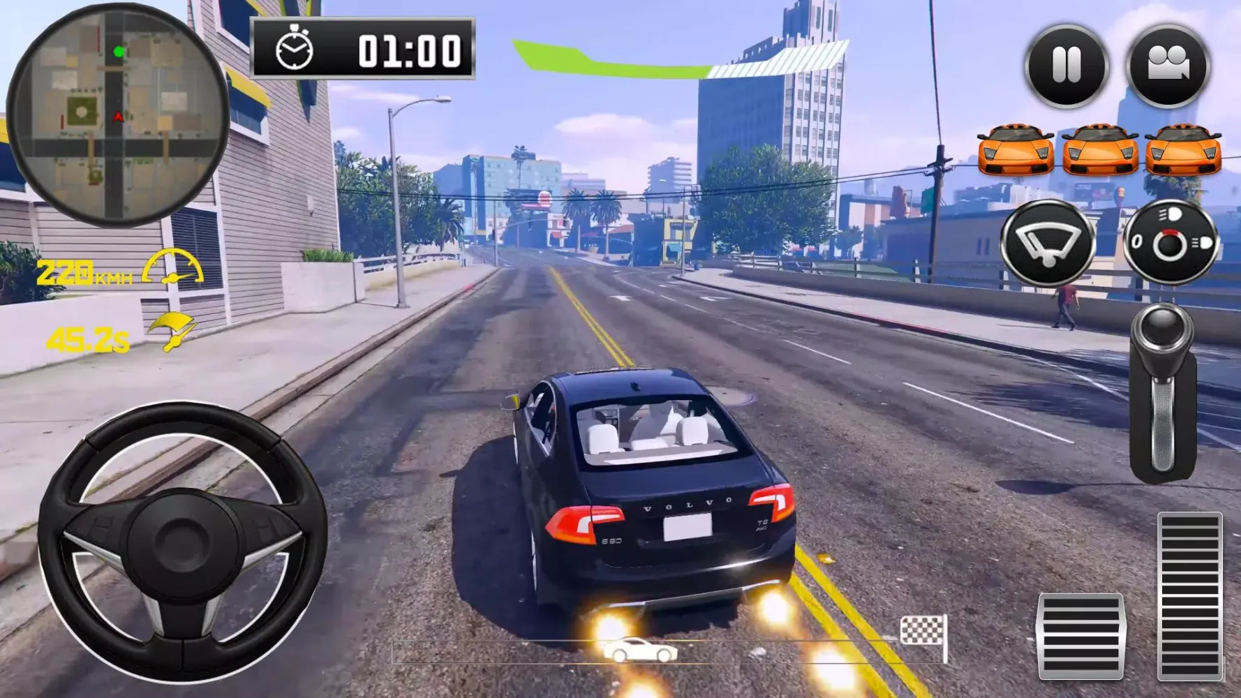 City Driving Volvo Car Simulator应用截图