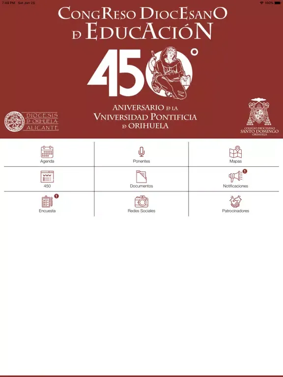 Capturas de pantalla de Congreso Educación 450 UPO iPad 