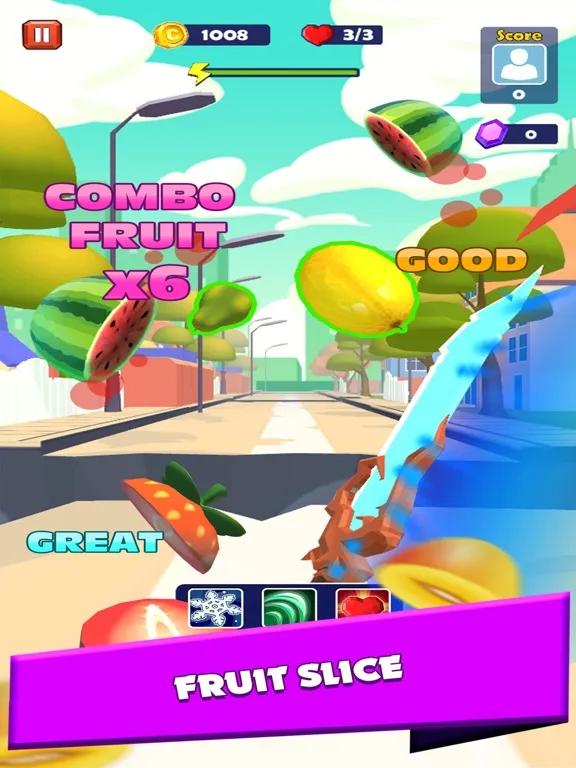 Fruit Warrior 3D iPad 應用截圖