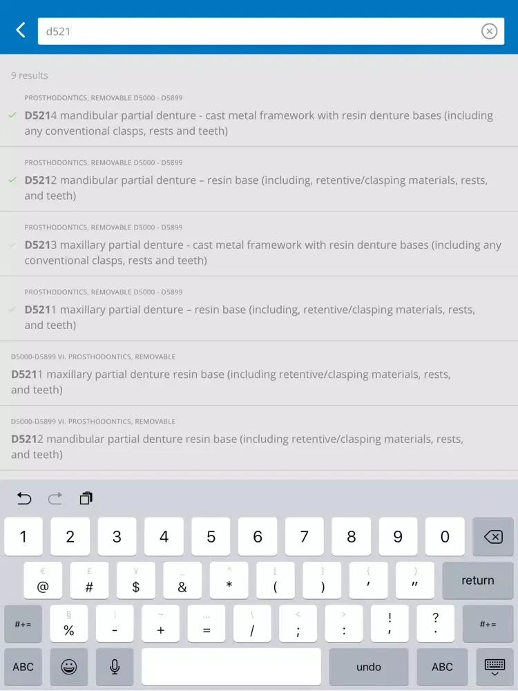 Capturas de tela do ADA CDT 2020 iPad 