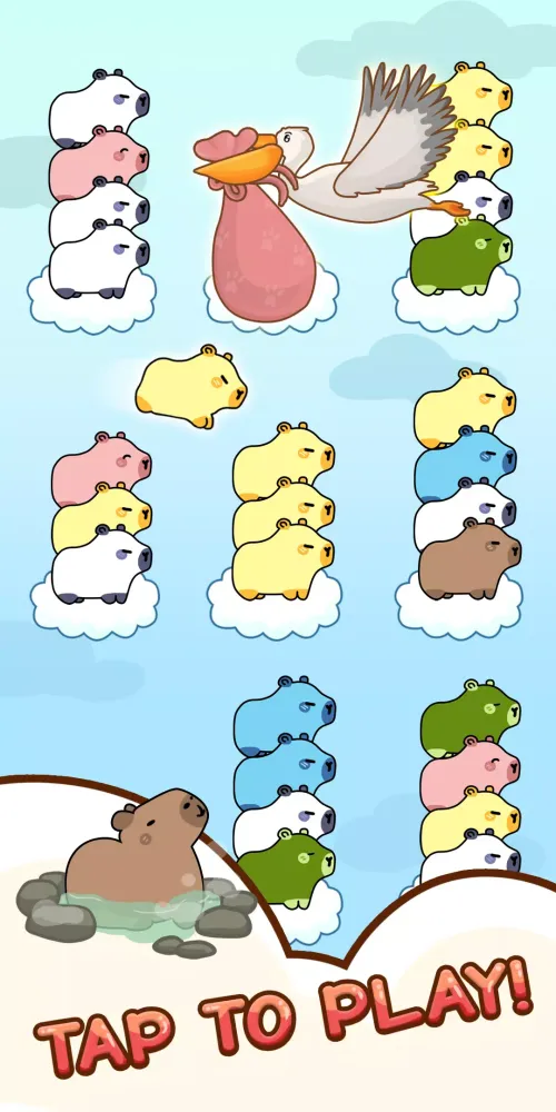 Ảnh chụp màn hình của Capybara Sort