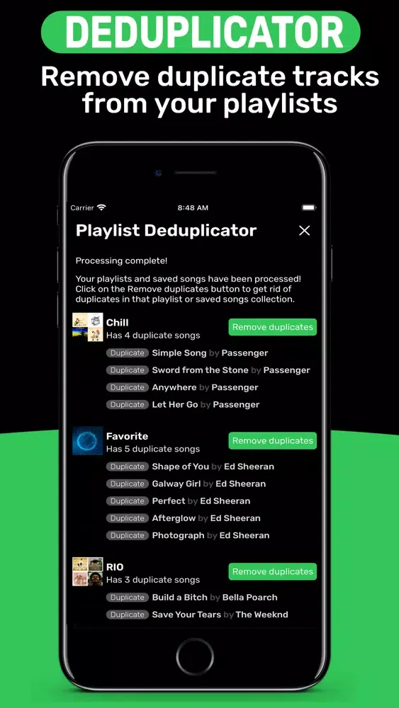 Music Statistics for Spotify應用截圖