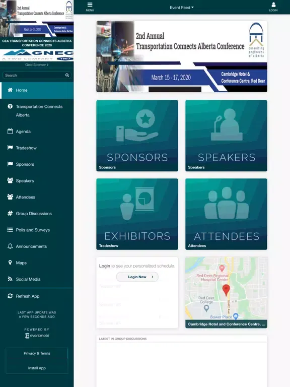 تصاویر CEA Transportation Conference iPad 