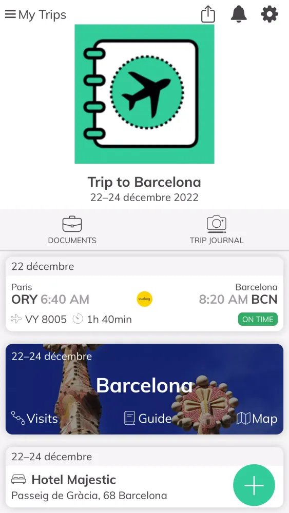Mon Carnet de Voyage Screenshots