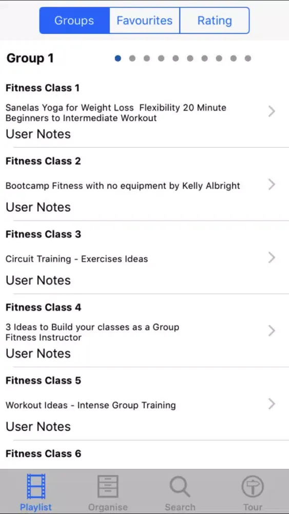Fitness Class ! Screenshots