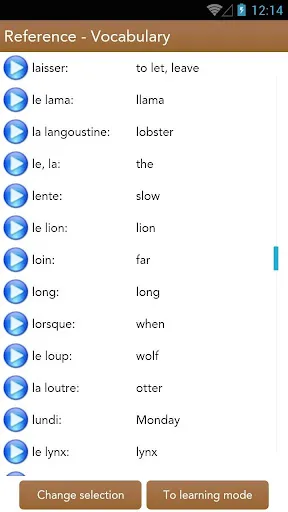 Capturas de pantalla de French Class Demo