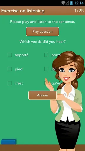 Capturas de pantalla de French Class Demo