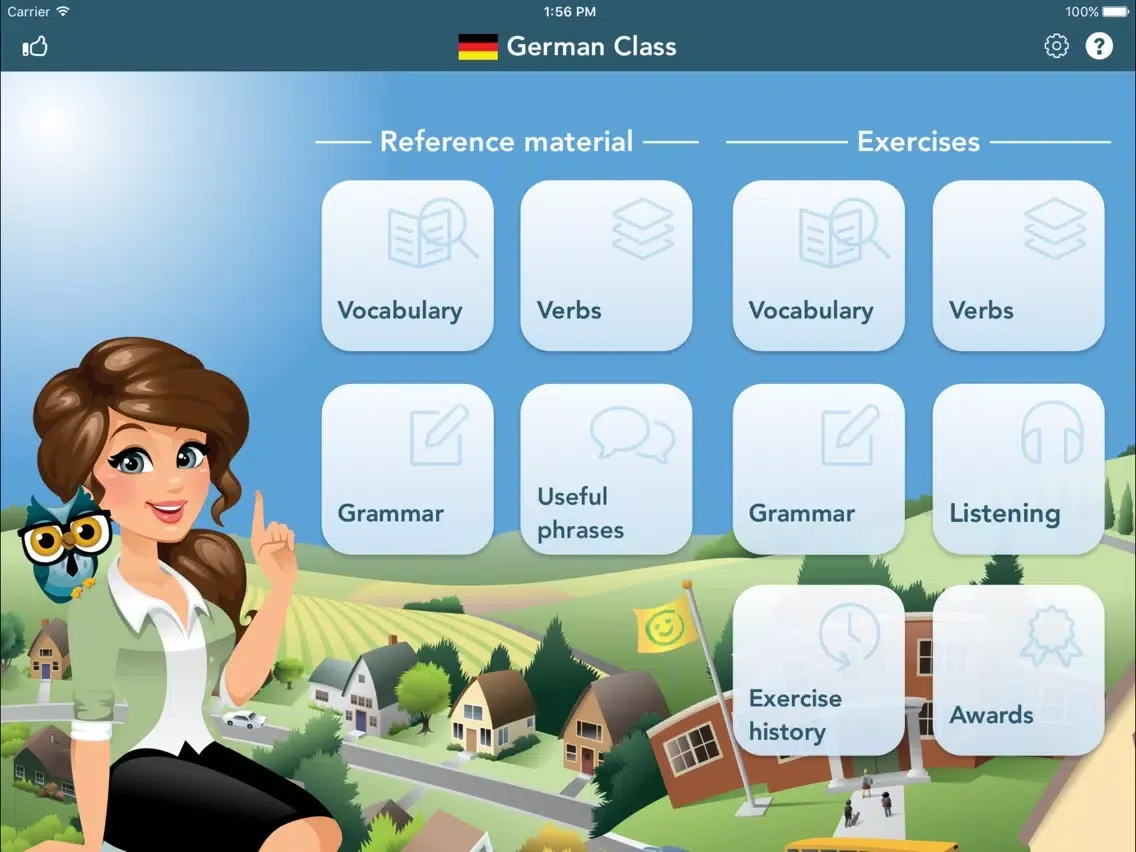 German Class iPad  Ekran Görüntüleri