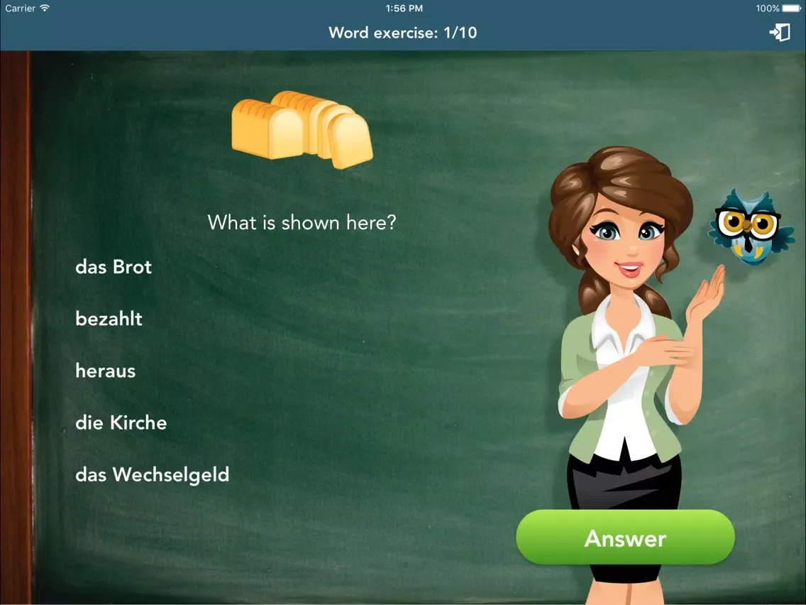 German Class iPad  Ekran Görüntüleri