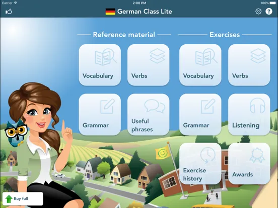 Zrzuty ekranu German Class Lite iPad 