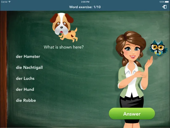 Zrzuty ekranu German Class Lite iPad 