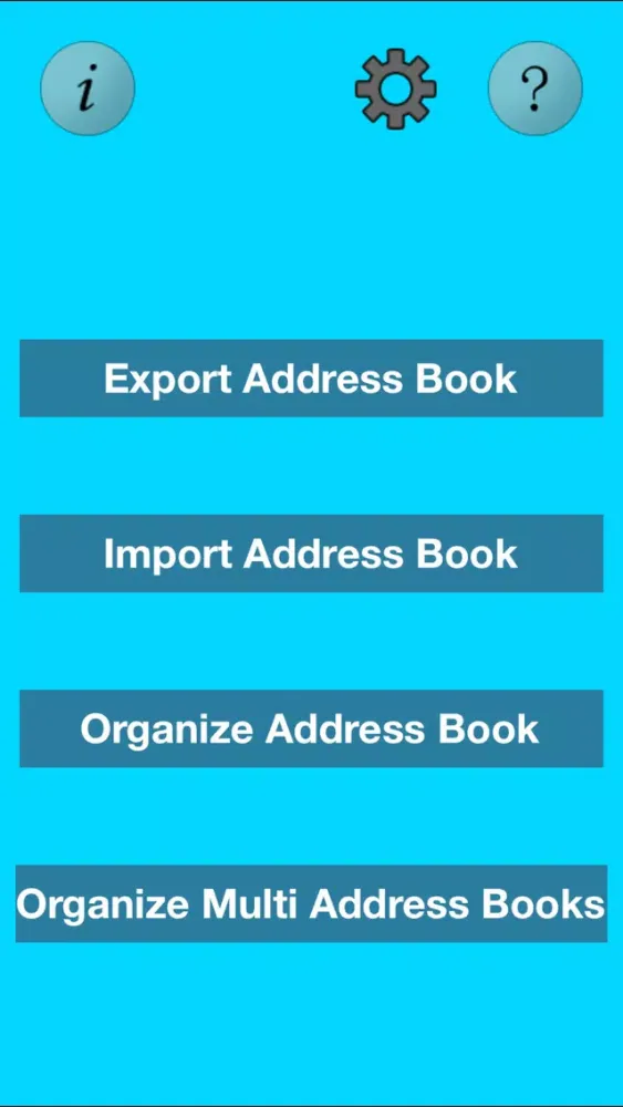 Multi Address Book Organizer應用截圖