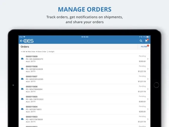 Скриншоты MyCES Connect iPad 