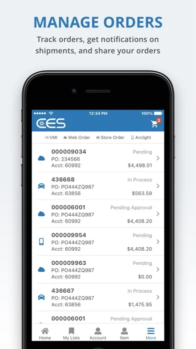 Скриншоты MyCES Connect