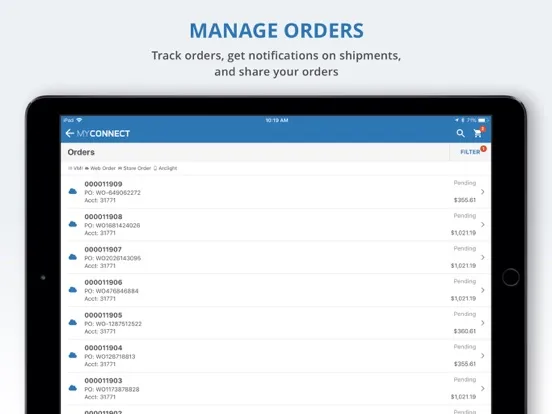 ISN MyConnect iPad  Screenshots