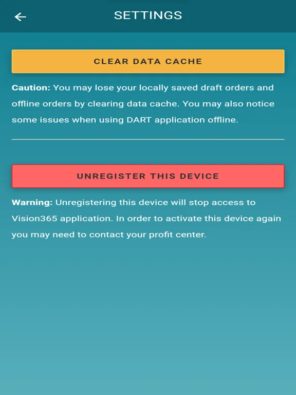 Vision365 iPad  Screenshots
