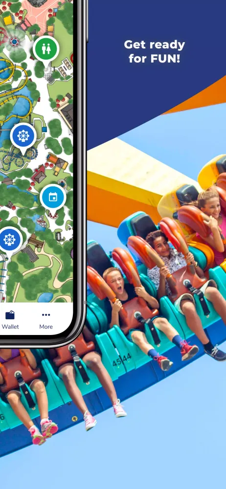 Capturas de tela do Cedar Point
