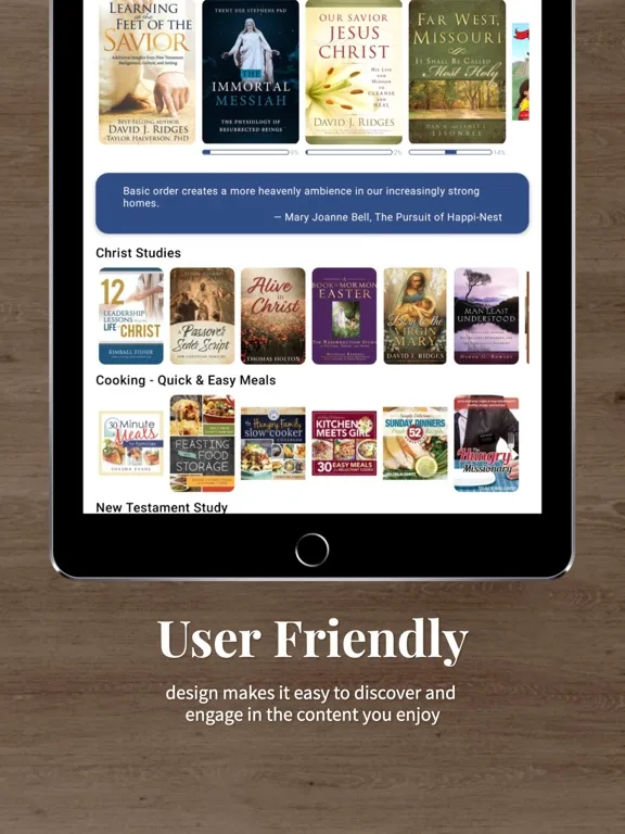 ภาพหน้าจอของ Cedar Fort Unlimited iPad 