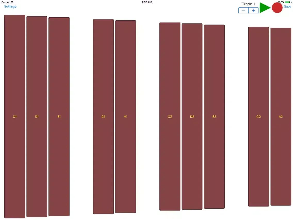 تصاویر Xylophone Orff iPad 