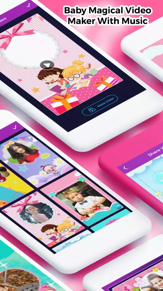 Baby Magical Video Maker With Music স্ক্রিনশট